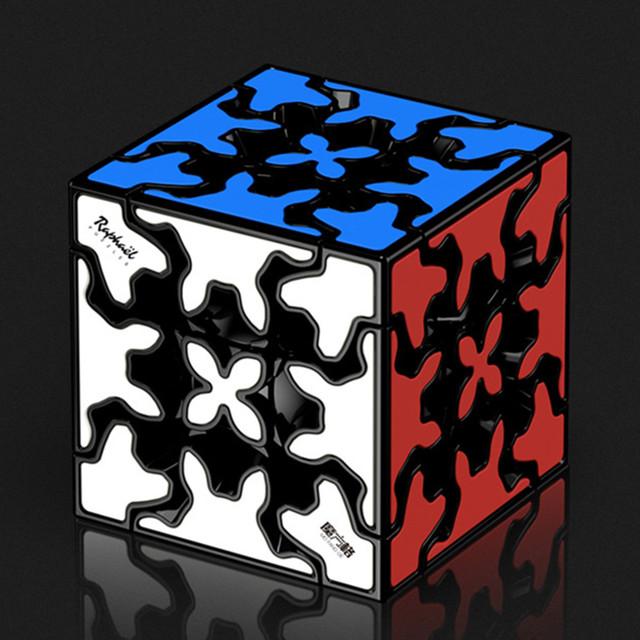 Neue Qiyi Gear Cube 3x3x3 Gear Cube 3x3 Pyramide Zylinder Kugel Geschwindigkeit Würfel Lernspielzeug für Kinder