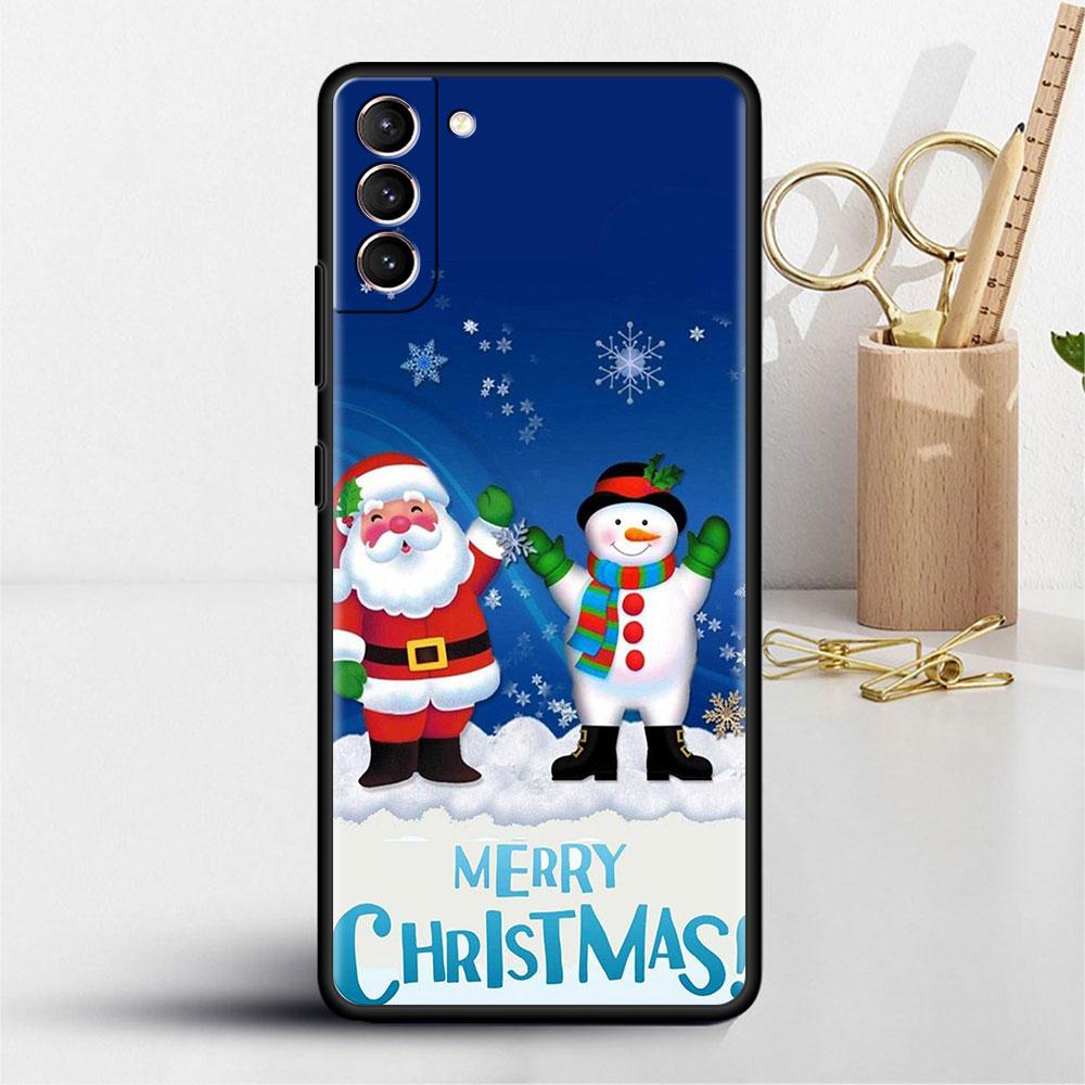 Weihnachtsmann-Hülle für Samsung Galaxy S22 S21 S20 FE S10 S9 Plus S8 Note 20 Ultra 10 Plus Soft Phone Shell Samsung Note 9