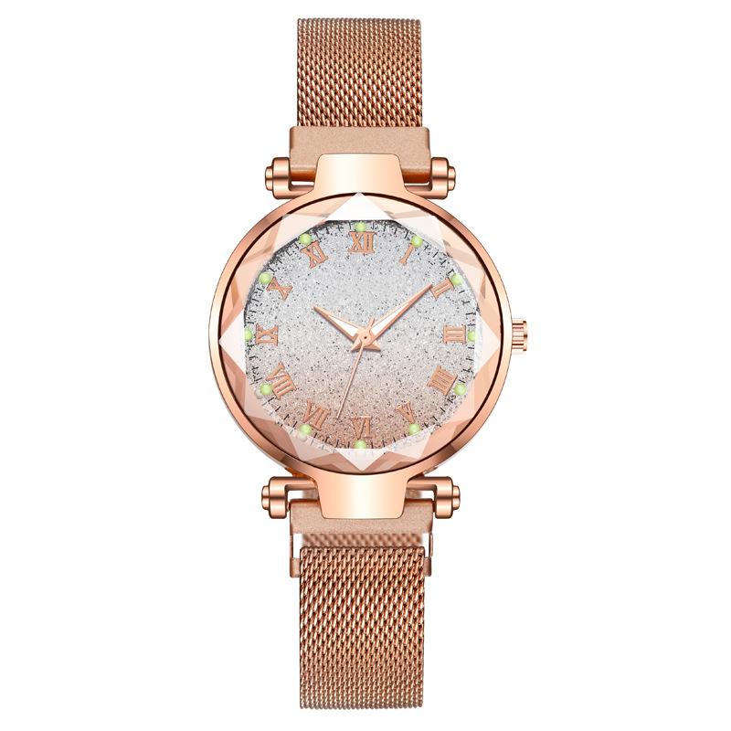 Mode-Stile frauen Uhren Top Marke Stainelss stahl Strap frau Quarz Armbanduhren Beste Geschenke Uhr rose gold