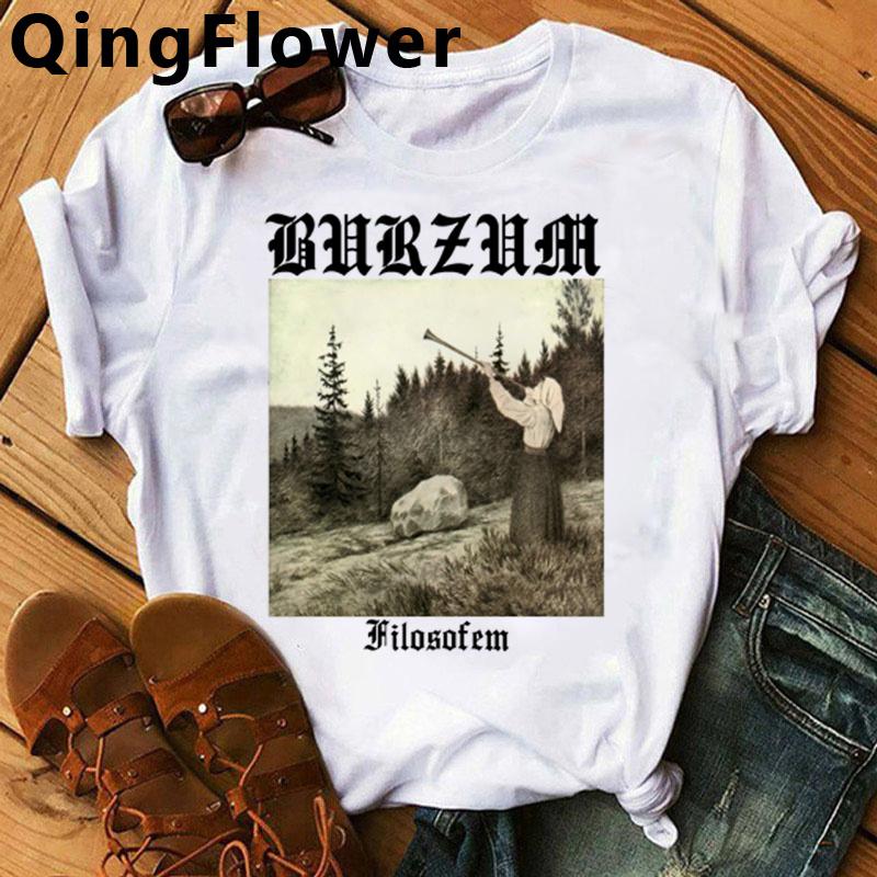 Burzum T-Shirt T-Shirt Herren Casual Streetwear 2022 Lustiges T-Shirt Streetwear Ästhetik 2XL
