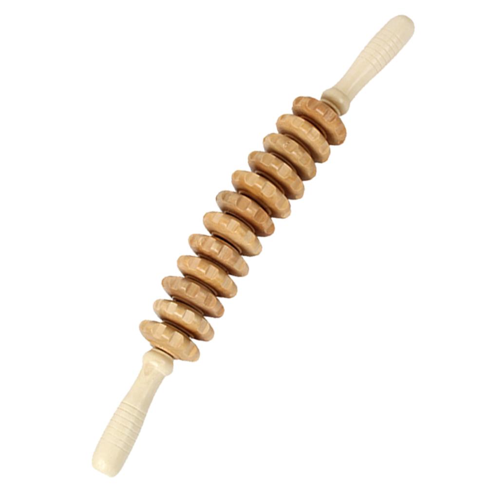 1 PC Holz Biegsame Massage Roller Holz Therapie Massage Werkzeuge, Lymphdrainage, Cellulite Trigger Punkt Manuelle Muskel Release