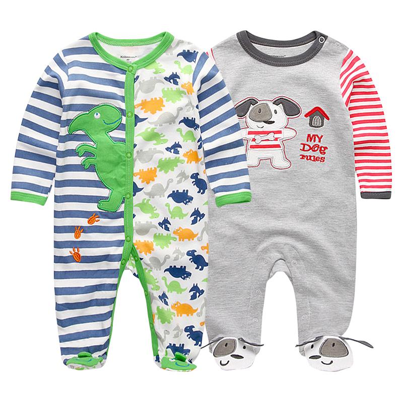 Baby Jungen Kleidung Mädchen Neugeborenen Kleidung Baumwolle Strampler Kleidung 3M schwarz