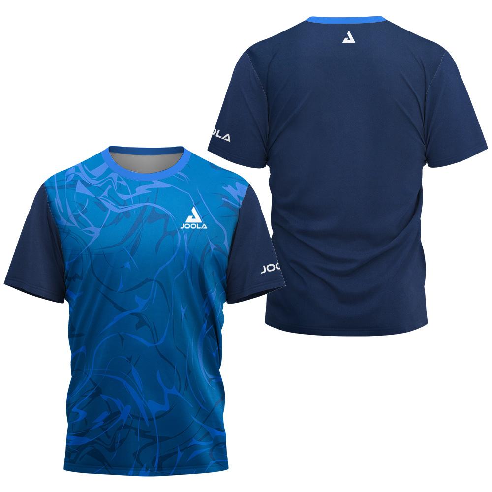 Herren Sommer Tischtennis Monogrammdruck Herren Badminton Tennis Marke Schnelltrocknend Kurzarm Herren Oberteile Sport T-Shirt 5XL