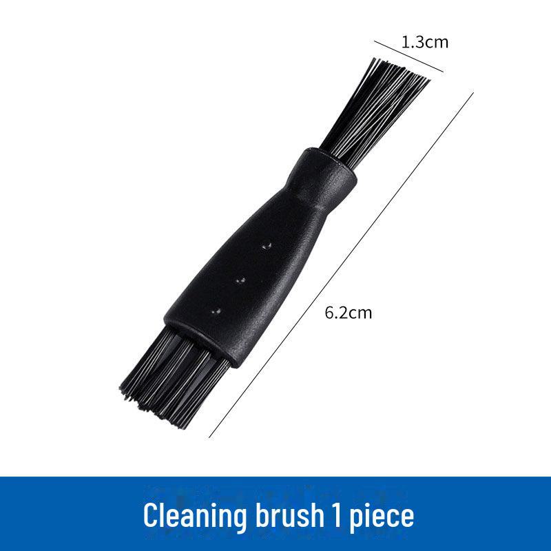 Doppelkopf-Rasierer- und Haarschneider-Reinigungsbürste - Staubentfernungswerkzeug für Kleingeräte see details page schwarz