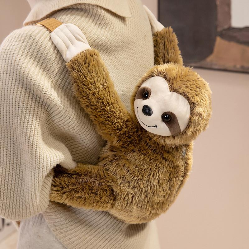 Wald Löwe Koala Rucksäcke Lange Ohren Kaninchenpuppe Plüsch Niedliche Kuscheltiere Umhängetasche Große Kapazität Stofftier Umhängetasche 35-40cm