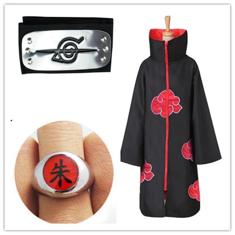 Männer Frauen Kostüm Akatsuki Umhang Cosplay Sasuke Uchiha Cape Cosplay Itachi Kleidung Kids 135