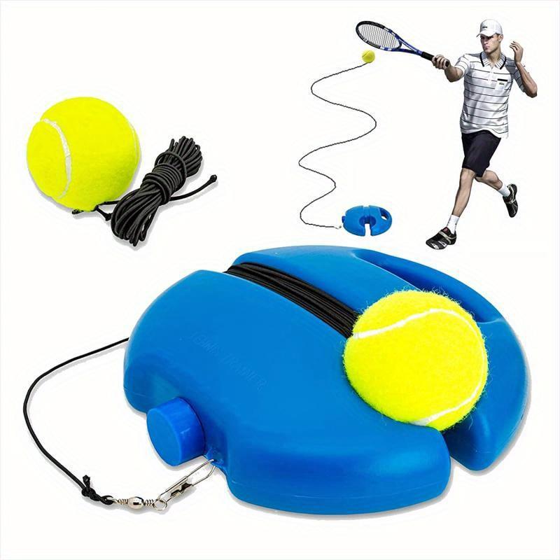 Tennis Trainer Rebound Ball mit String Baseboard Selbststudium Tennis Dämpfer Trainingsgerät Übungsgeräte blau