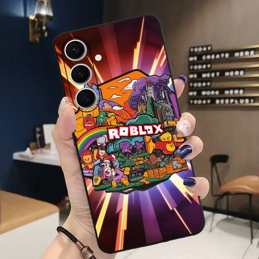 Beliebte Spiel R-Roblox Handyhülle Für Samsung S 24 Fe 25 Ultra Plus 20 Lite 21 30 22 23 24 22 Ultra 5G Fundas For Samsung S24fe