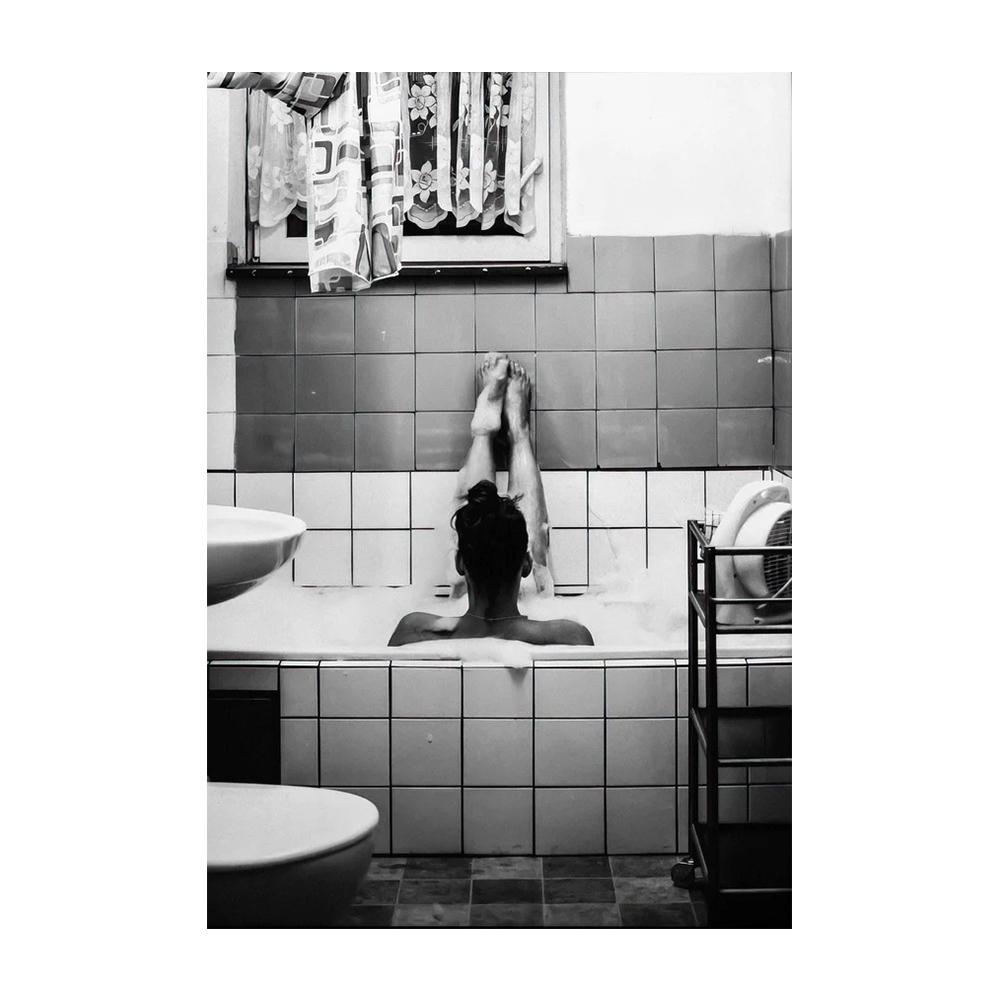 Moderne Mädchen Nordic Leinwand Kunst Poster Und Drucke Schwarz Und Weiß Leinwand Gemälde An Der Wand Kunst Bilder Dekoration Cuadro 30x40cm no frame grün