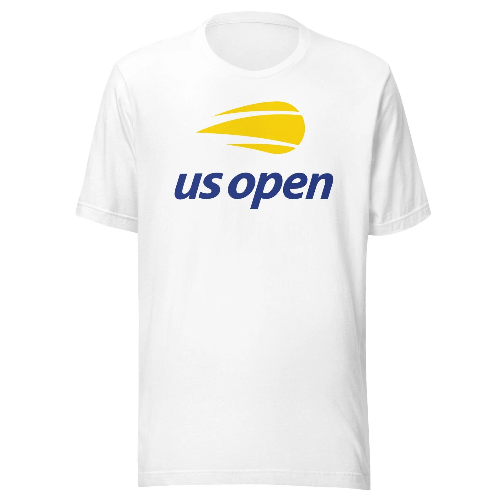 Herren- und Damen-T-Shirts US Open Tennis Fan Unisex T-Shirt S-5XL Tennis Meisterschaft Tee XL white
