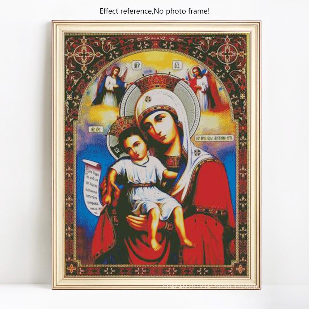 Diamant-Malerei, rund, mit Ankunftssymbolen, Diamant-Kunst, Diamant-Stickerei, Kreuzstich-Sets 20X30