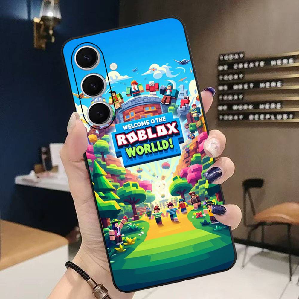 Beliebte Spiel R-Roblox Handyhülle Für Samsung S 24 Fe 25 Ultra Plus 20 Lite 21 30 22 23 24 22 Ultra 5G Fundas For Samsung S25ULTRA