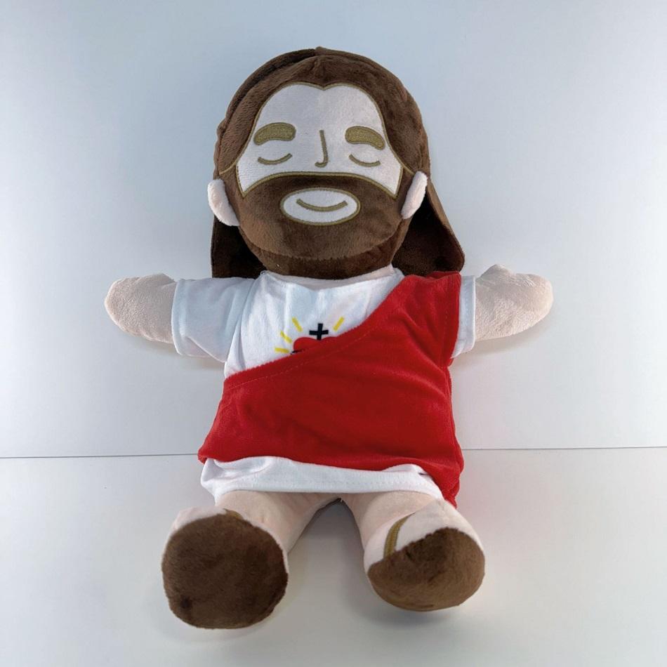 Atemend Jesus Jungfrau Maria Musik Beruhigend Mit Licht Plüsch Spielzeug Puppe Jesus Plüsch Spielzeug Tröstend Jesus Herz Spielzeug Ostergeschenke