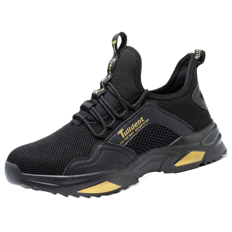 Quetsch- und durchstichfeste Arbeitsschuhe, Arbeitsschuhe mit Luftpolstersohle, Sicherheitsschuhe mit Stahlkappe 44