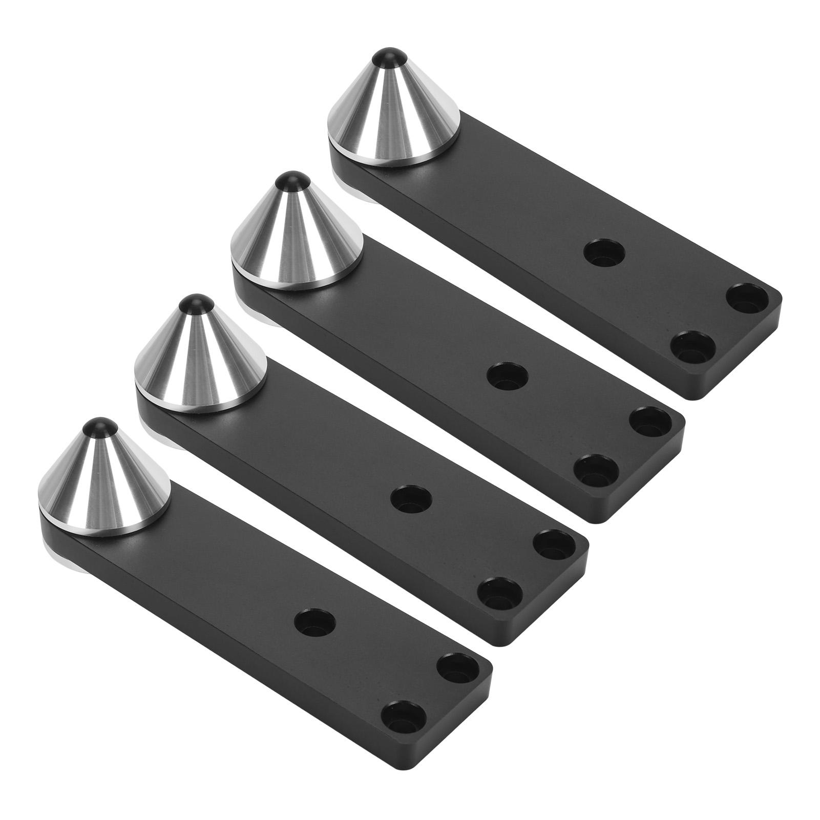 Stehende Lautsprecher Spikes Füße Stoßfest Verstellbare Aluminiumlegierung Lautsprecher Isolationsfüße für