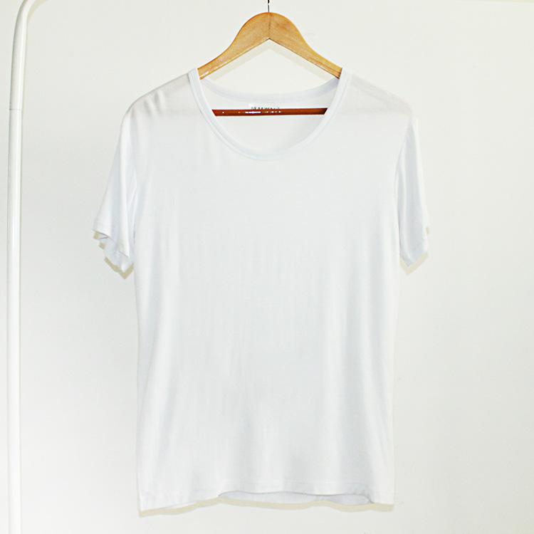 Herren-Sommer-T-Shirt, dehnbar, weich, atmungsaktiv, kurze Ärmel, Schlaf-T-Shirts für Männer, Rundhalsausschnitt, lässiges Basic-T-Shirt, athletisches Fitnessstudio, Workout, Heim-T-Shirts L weiß