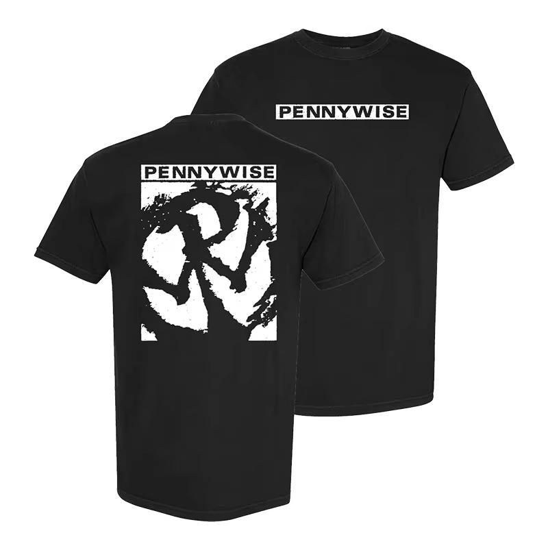 2026 Neue Amerikanische Punk Hardcore Rock Band Pennywise Streetwear Retro Reine Baumwolle Unisex Kleidung Unisex Sommer T-Shirt 2XL gray