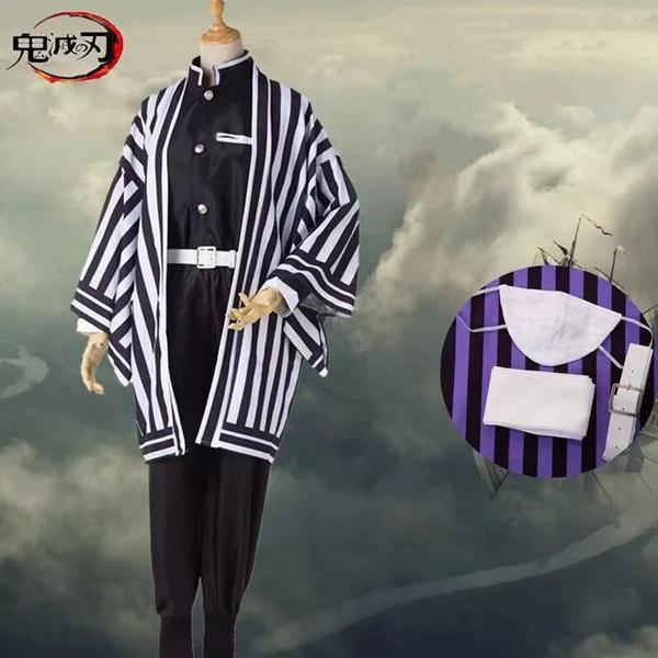 Mode Anime Kostüm Damen und Herren Kinder Kimono Cosplay Kostüm Kimono Halloween Sets 160cm
