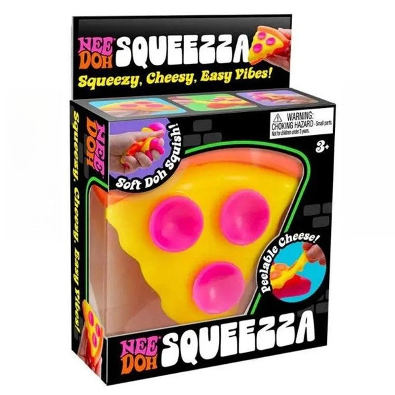 Needoh Schylling Pizza Sensorischer Fidget Würfel Stressabbau Knetwürfel Anti-Angst Quetschobjekt Für Fokus Bevölkerung