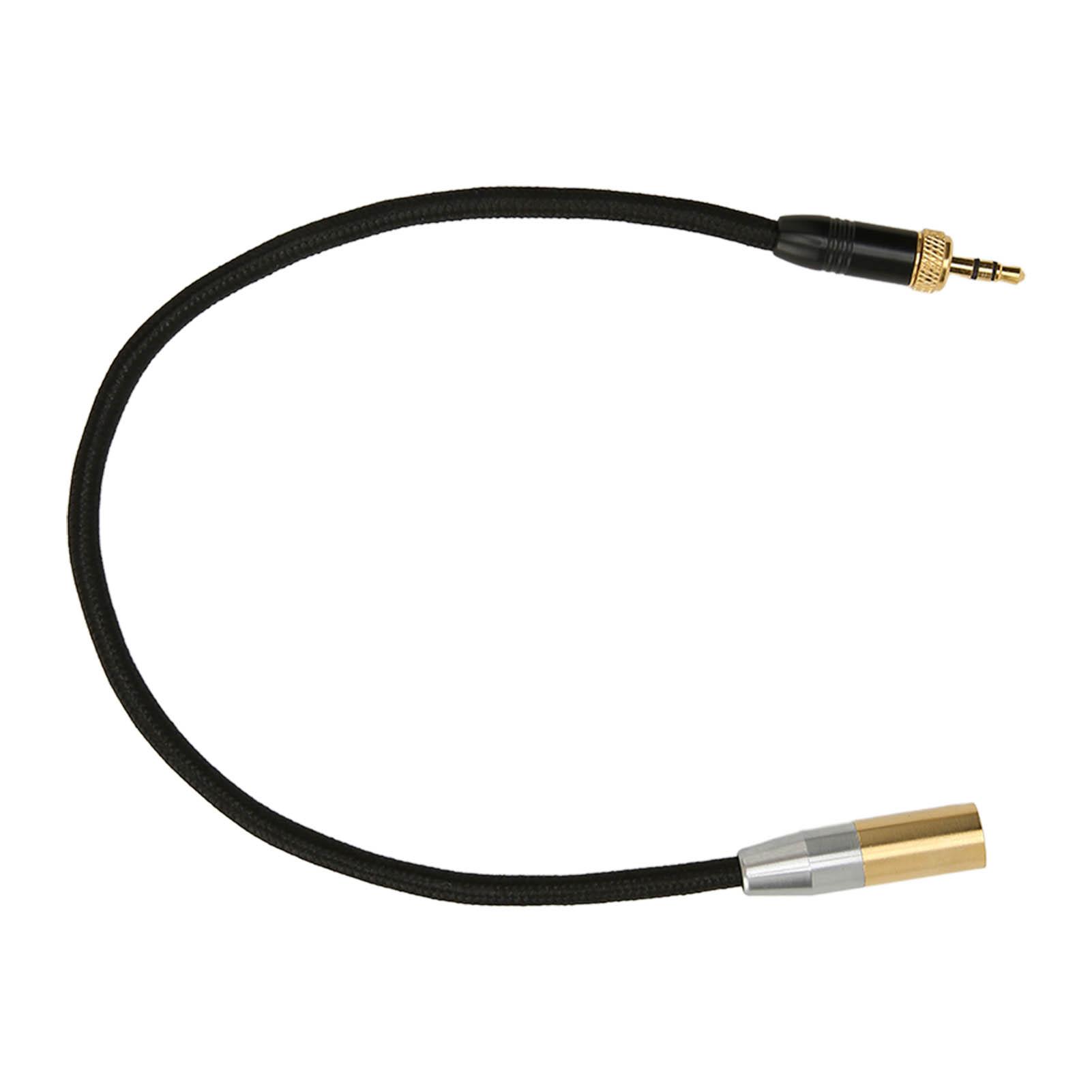 3,5mm auf Mini XLR Kabel Innengewinde Vergoldet 3 Pin Stereo Geräuschlos Sound Adapter Kabel für