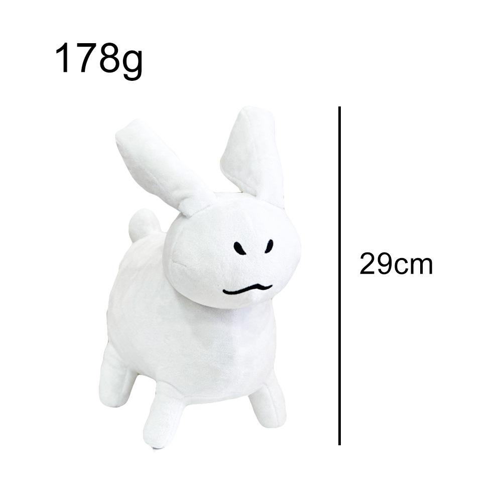 Neue Gubby Plüschpuppen Verlassene Stofftiere Anime Zubehör Baumwollpuppe Weich Niedlich Zimmerdekoration Kinderspielzeug Geburtstagsgeschenke 29cm white
