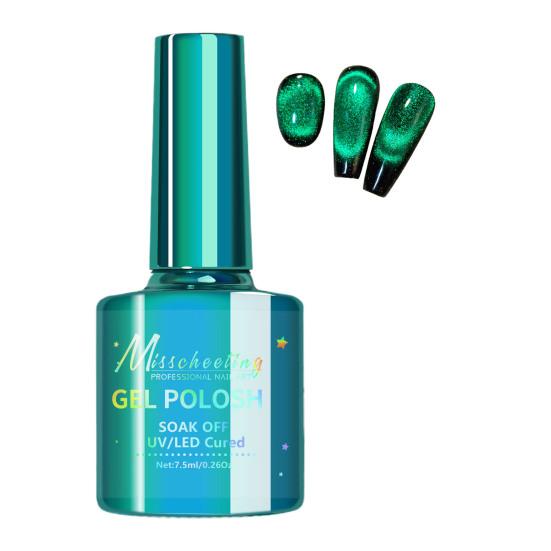 8g Maniküre Design Schnell Glänzend Trocknend Glitter Gel Effekt Nagel Hervorragende Sättigung Katzenaugen Gel A