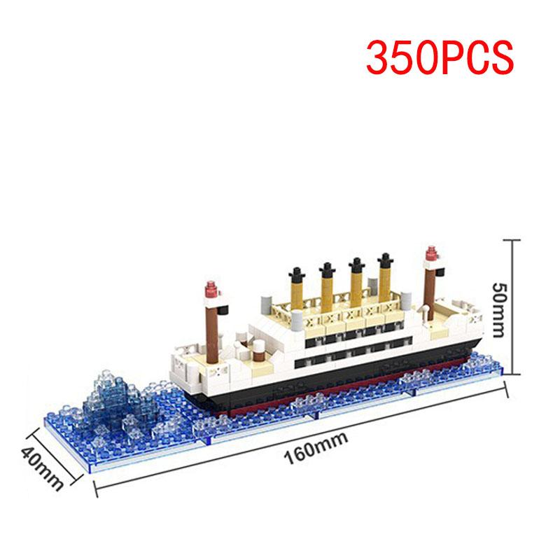 Titanic Mikro Mini Bausteine Montage Spielzeug Kreuzfahrtschiff Ziegel Spielzeug Boot Kinder Set Lernorientiertes Spielzeug Geschenk