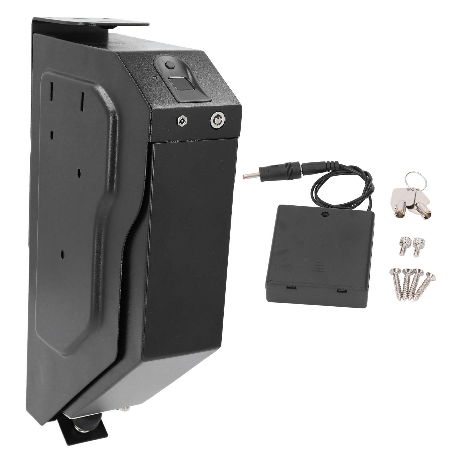 Polizei Tresor Halbleiter Biometrischer Fingerabdruck Schnellzugriff Tragbare Tresorbox für Militär Auto