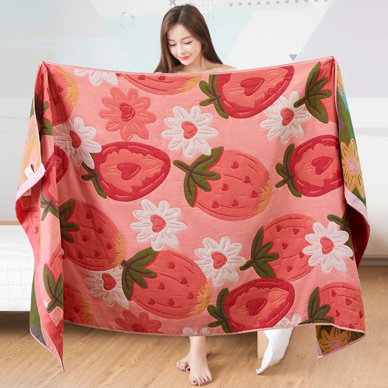 1 saugfähiges, schnell trocknendes Badetuch für Badezimmer und Strand, Jacquard-Badetuch aus reiner Baumwolle, großes, weiches Handtuch, 80 x 160 cm, Blumenmuster in verschiedenen Stilen 80cm×160cm