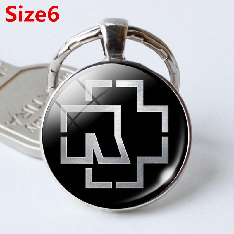 Rammstein Music Band Alloy Logo Schlüsselanhänger Hipster Rock 6