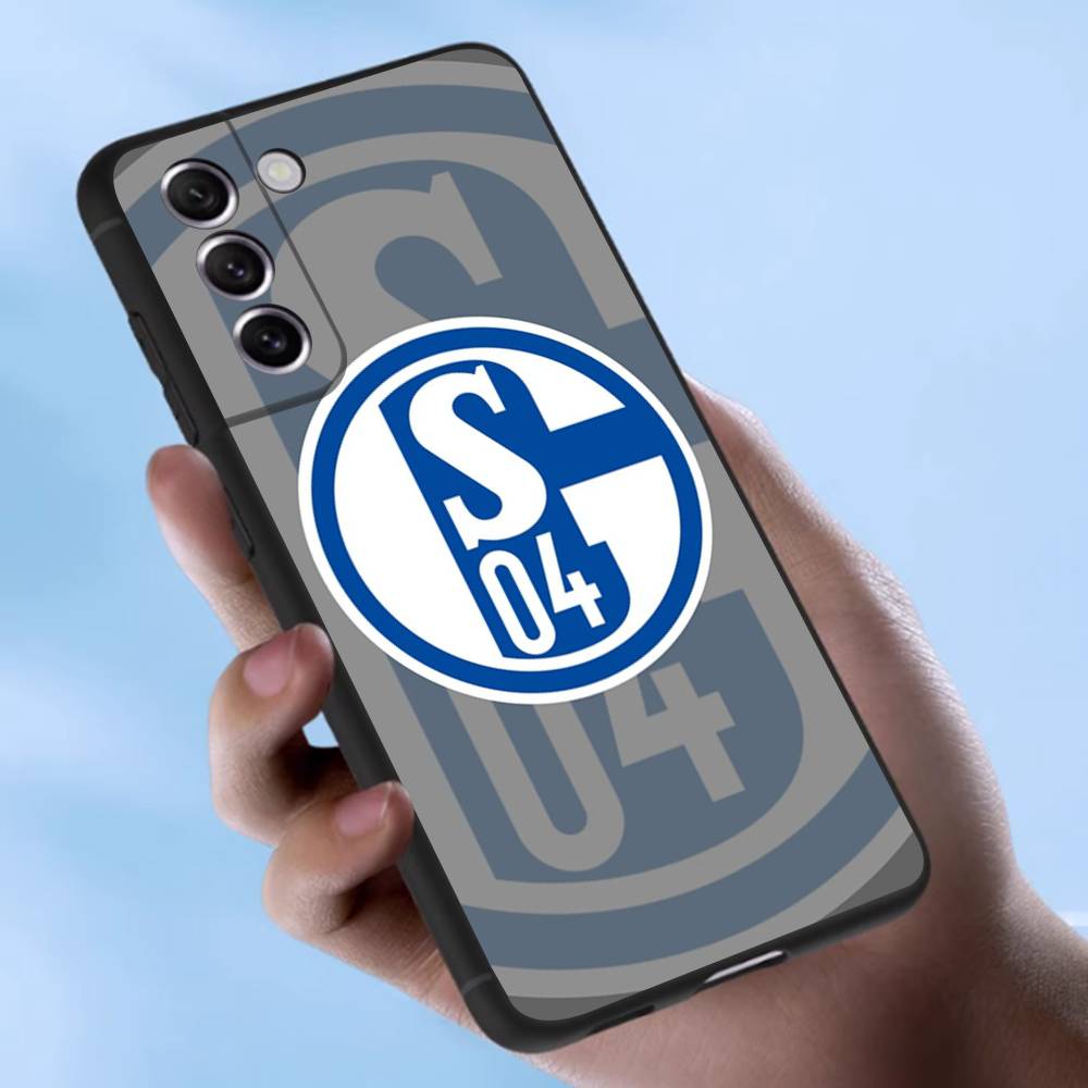 S-Schalke 04 Hülle Für Samsung Galaxy Hülle S25 S23 S22 S21 S30 S20 S10 Ultra Plus FE TPU Weiche Hülle Samsung S30 5G