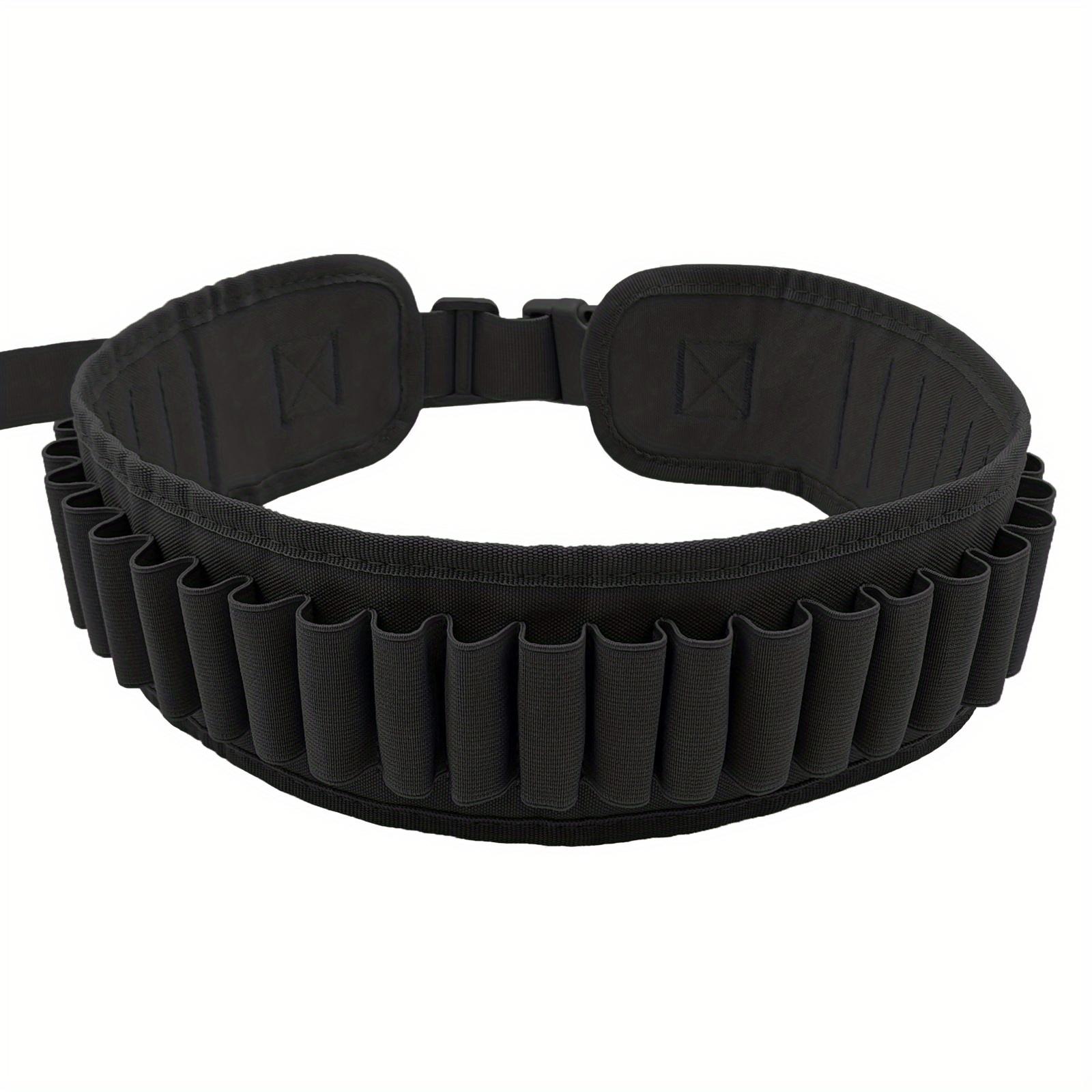 Outdoor Jagdgürtel Multifunktionsschnalle Nylongürtel Jagd Verstellbare Schnellverschluss-Schnalle Outdoor Jagd Verdickte Verbreiterte Taillenbänder schwarz