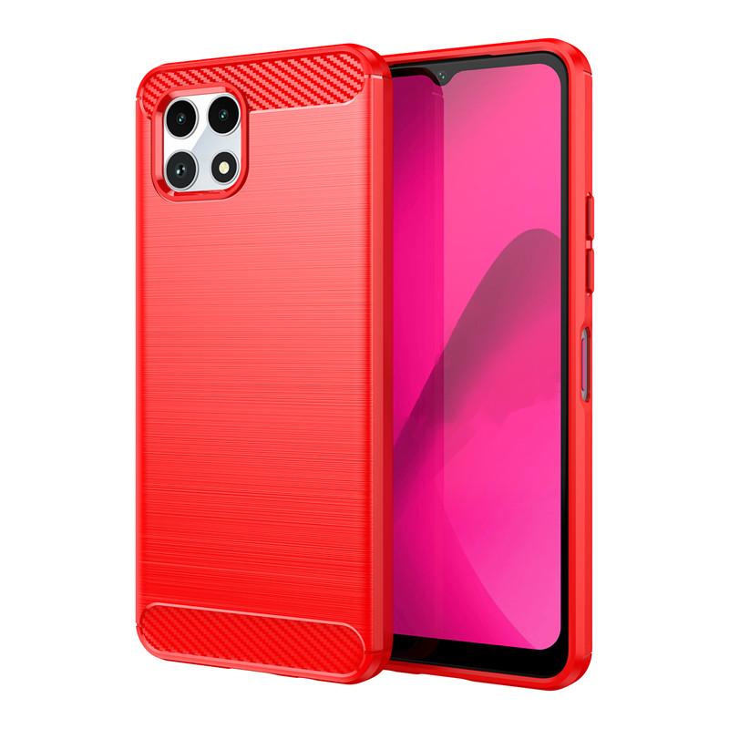 Für T-Mobile T Phone 2 5G Hülle T-Mobile T Phone 2 5G Hülle Stoßfeste Silikon Schutzhülle Schwarze Hülle T-Mobile T Phone 2 5G For T Phone 2 5G rot