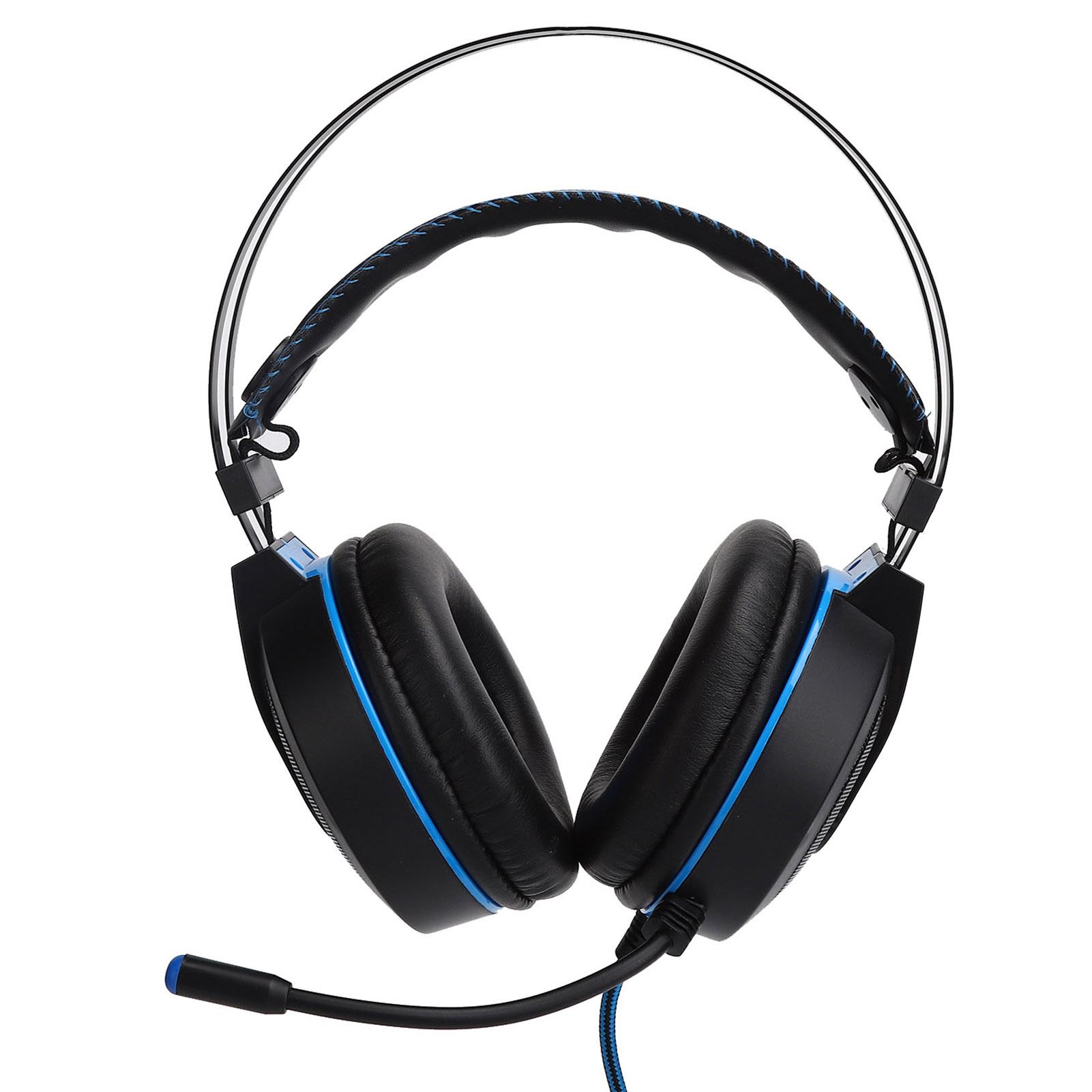 Kabelgebundener Gaming-Kopfhörer LED Leuchtendes Computer-Gaming-Headset mit 3,5-mm-Klinkenanschluss für PS4