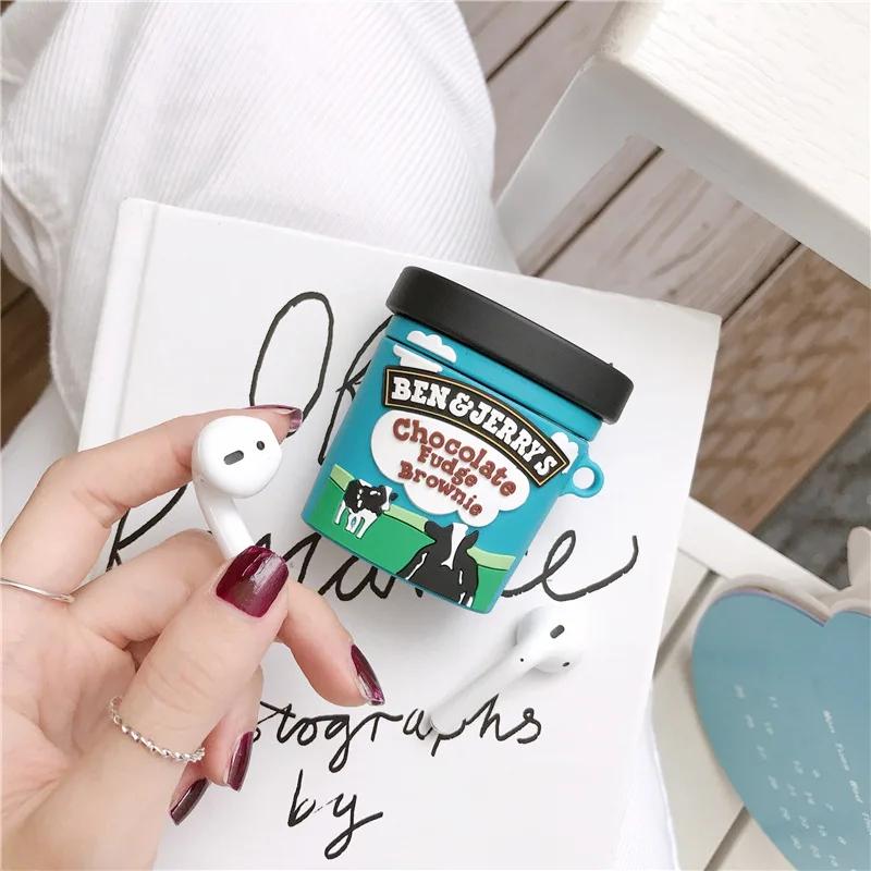 Schokoladenhülle für AirPods 4 2024 3D-Kopfhörerhülle für AirPods 1 2 3 Pro Hai-Kopfhörerhülle für AirPods Pro 2 Hülle for AirPods 4