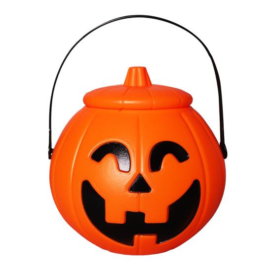 Yousheng Halloween-Süßigkeiten-Eimer, Trick oder Treat, Kürbis-Eimer, Aufbewahrungskorb, tragbare Halloween-Süßigkeiten-Schüssel, Kinder-Snackhalter für Partygeschenke C