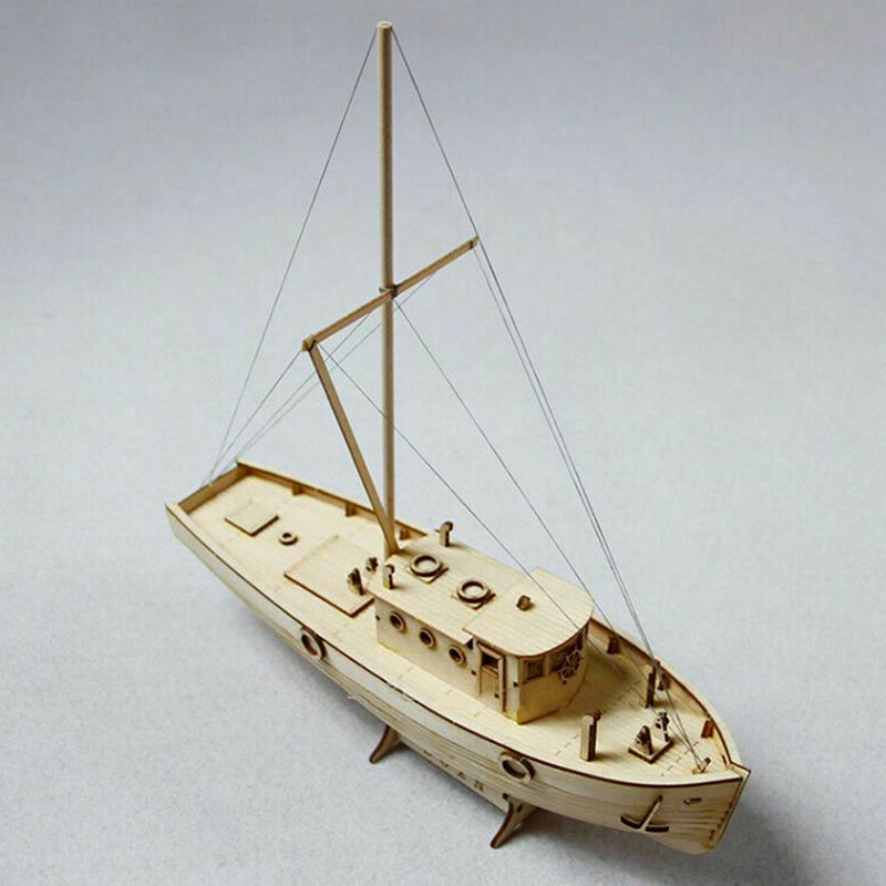 1:30 Segelschiff-Montagemodell aus Holz zum Selbermachen, Holzwerkzeug, Puzzle, Spielzeug, Geschenke