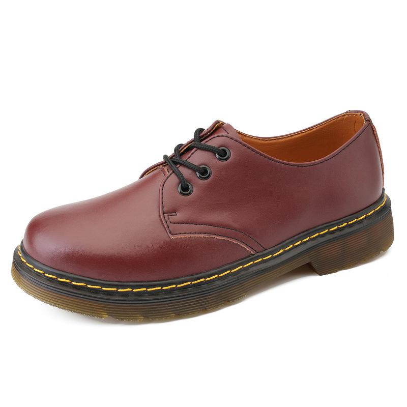 Modische Echte Leder Freizeitschuhe für Herren Klassische Retro Brogue Schuhe Herren Anzug Business Büro Herren Hochzeitsparty Derby Schuh 38 rot