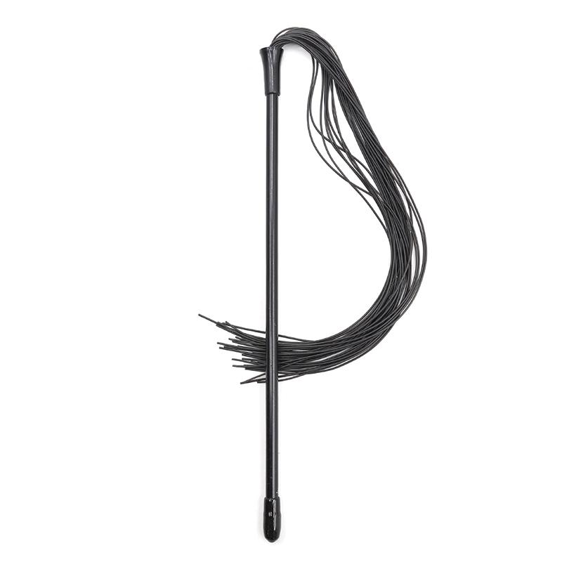 Hochwertige Silikonpeitsche Racing Reitgerte Party Flogger Handschellen Queen Black Horse Reitpeitsche