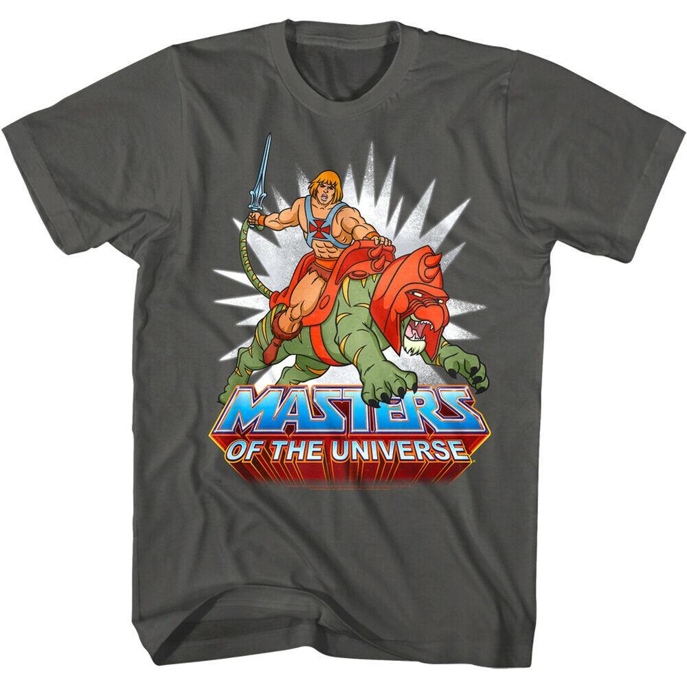 Masters Of The Universe He Man Riding Battle Cat Cringer Sword Unisex T-Shirts XXXXL