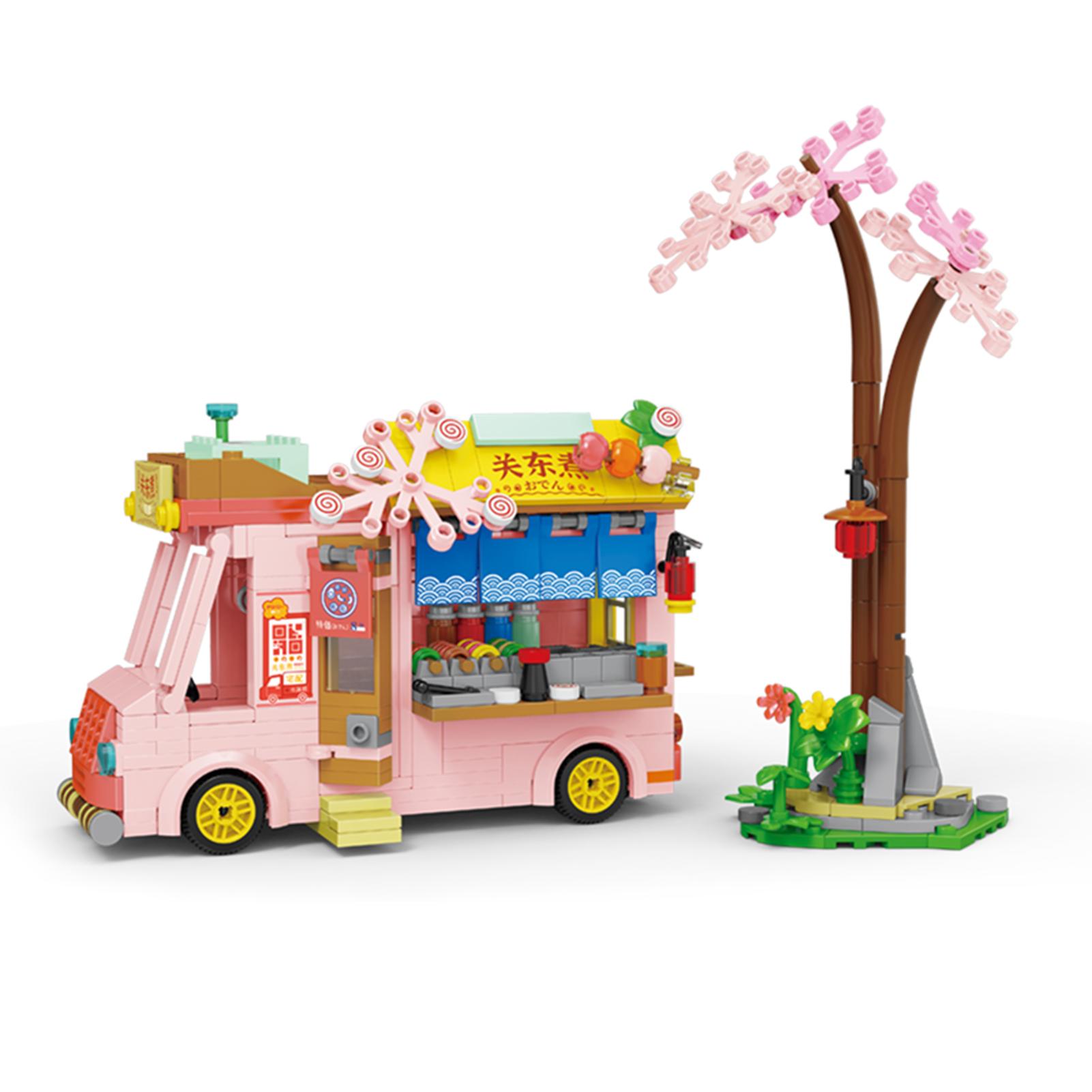 Kinder Bausteine Ziegel Mädchen Spielzeug Puzzle Geschenk Snack Lkw Modell Weihnachten Geschenk Eltern-Kind Spielzeug type 1