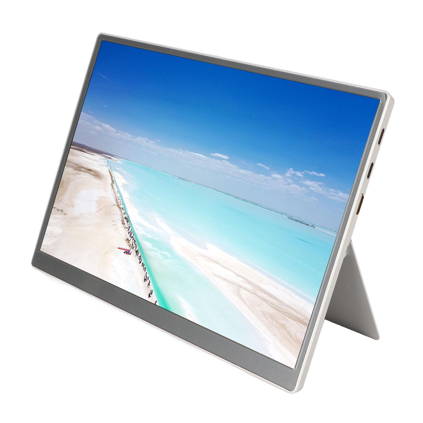 10,5-Zoll Tragbarer Monitor 1920x1280P FHD IPS Bildschirm Eingebaute Dual-Lautsprecher USB C HD Multimedia