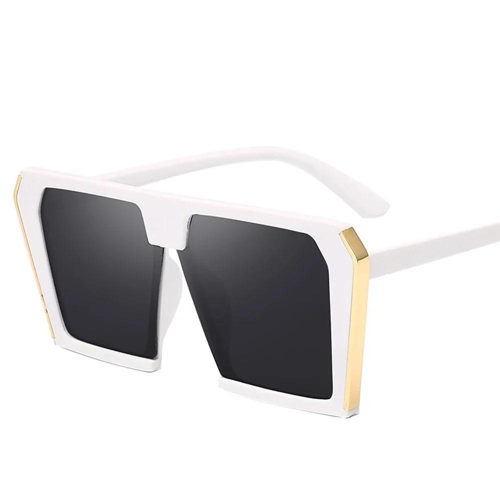 Trend Big Box Square Sonnenbrille Damen Designer Retro Sonnenbrille Damen Sonnenbrille Weiblich Männlich Universal
