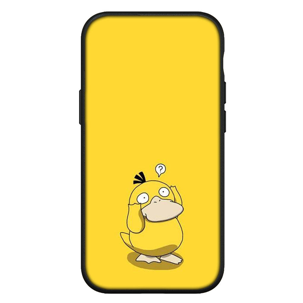 Hülle für iPhone 15 14 Xiaomi Redmi Note 13 12 11 Pro Max X 8 7 9 XR Samsung Galaxy S24 S23 A05 OPPO A15 Huawei Pikachus Psyduck Pokemon Pikachu Hülle for iPhone (7)(8) natur