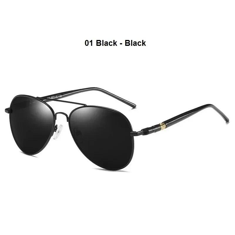 Luxus Pilot Polarisierte Sonnenbrille Männer Frauen Fahren Angeln Retro Sonnenbrille Marke Designer Männlichen Metall Sonnenbrille Für Mann UV400