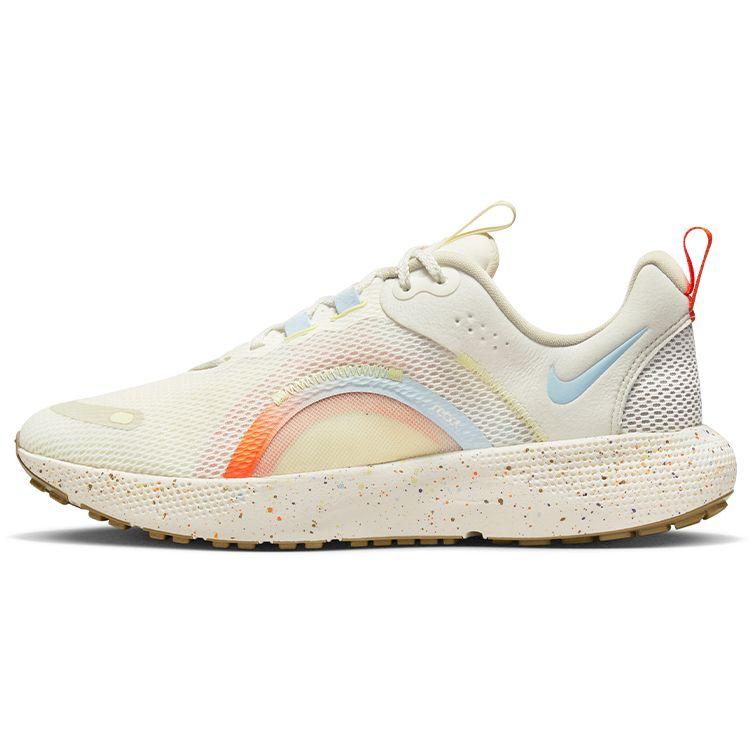 Nike React Escape Run 2 Dämpfung Rutschfestes Gewebe Leder Stoßdämpfung Low Top Lässige Laufschuhe Damen Sneaker Weiß Blau DX6128-141 38.5