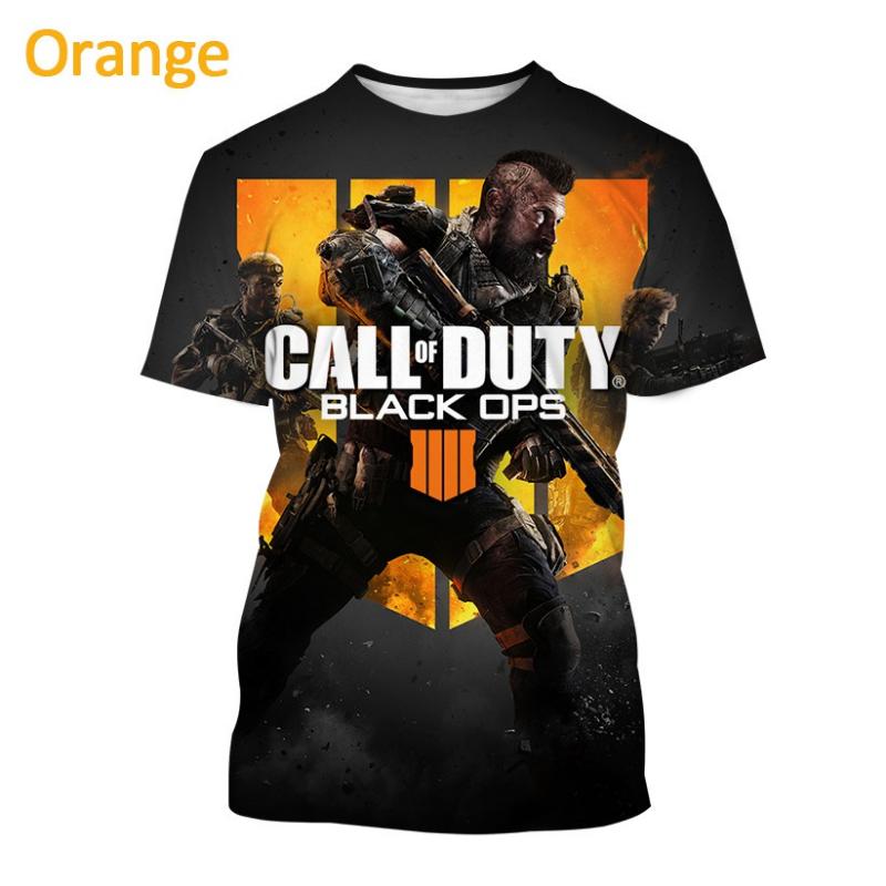 Spiel Call of Duty 3D-Druck T-Shirts Black Ops Cold War Grafik-T-Shirt für Männer Mode Harajuku Street Hip Hop Kurzarm S