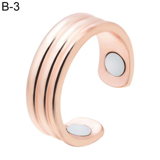 Abnehmen Unisex Magnetischer Anti-Schnarch-Ring Gewichtsverlust Fettverbrennung Gesundheitsfürsorge B rose gold
