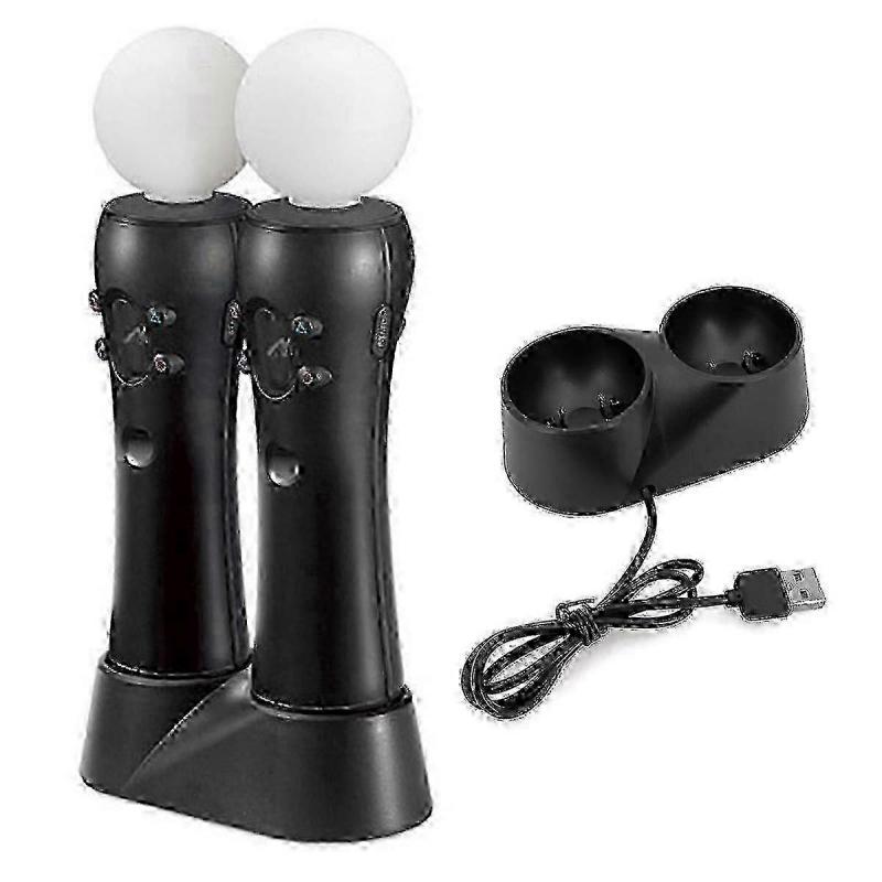 PS4 VR Move Motion Controller mit Doppelladegerät - Verbessertes VR-Gaming
