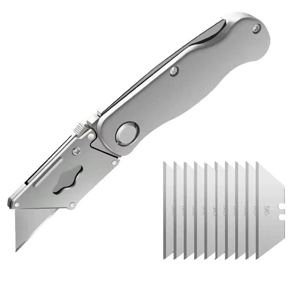 SK5 Stahlklingen, Kunstmesser, faltbarer Kartonschneider, Mehrzweck-Klappmesser, Kartons 1set